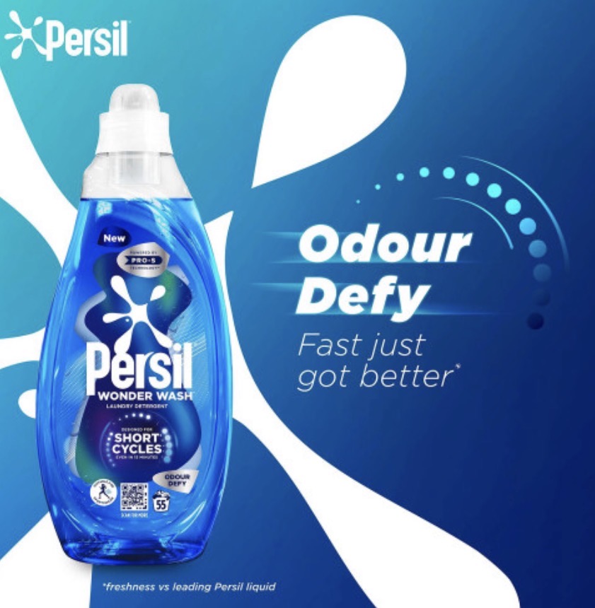 Persil Wonder Wash Detergent 55 Washes 1.485 Litre, 2 Pack