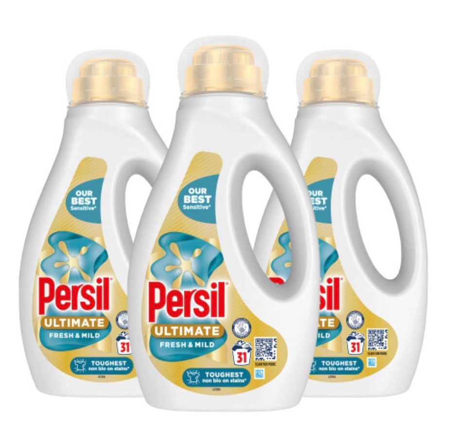 Persil Ultimate Liquid Detergent Fresh & Mild 31 W 837ml,3pk