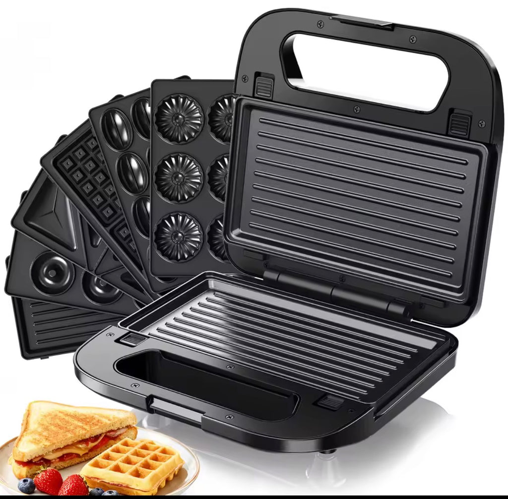 6-in-1 Sandwich Maker 750W Power Toastie