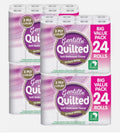 (96 Rolls (4 packs of 24)) Gentille Quilted Toilet Rolls