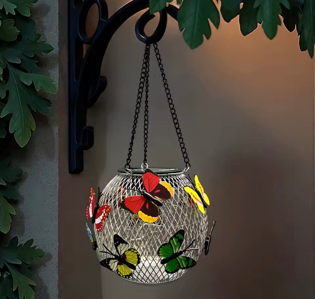 1/2pcs Solar-Powered Butterfly Lanterns