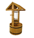 Large Wooden Wishing Well Garden Planter