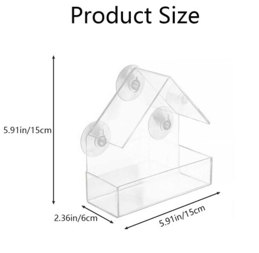 Bird Feeder Birds House for Outdoor, Window