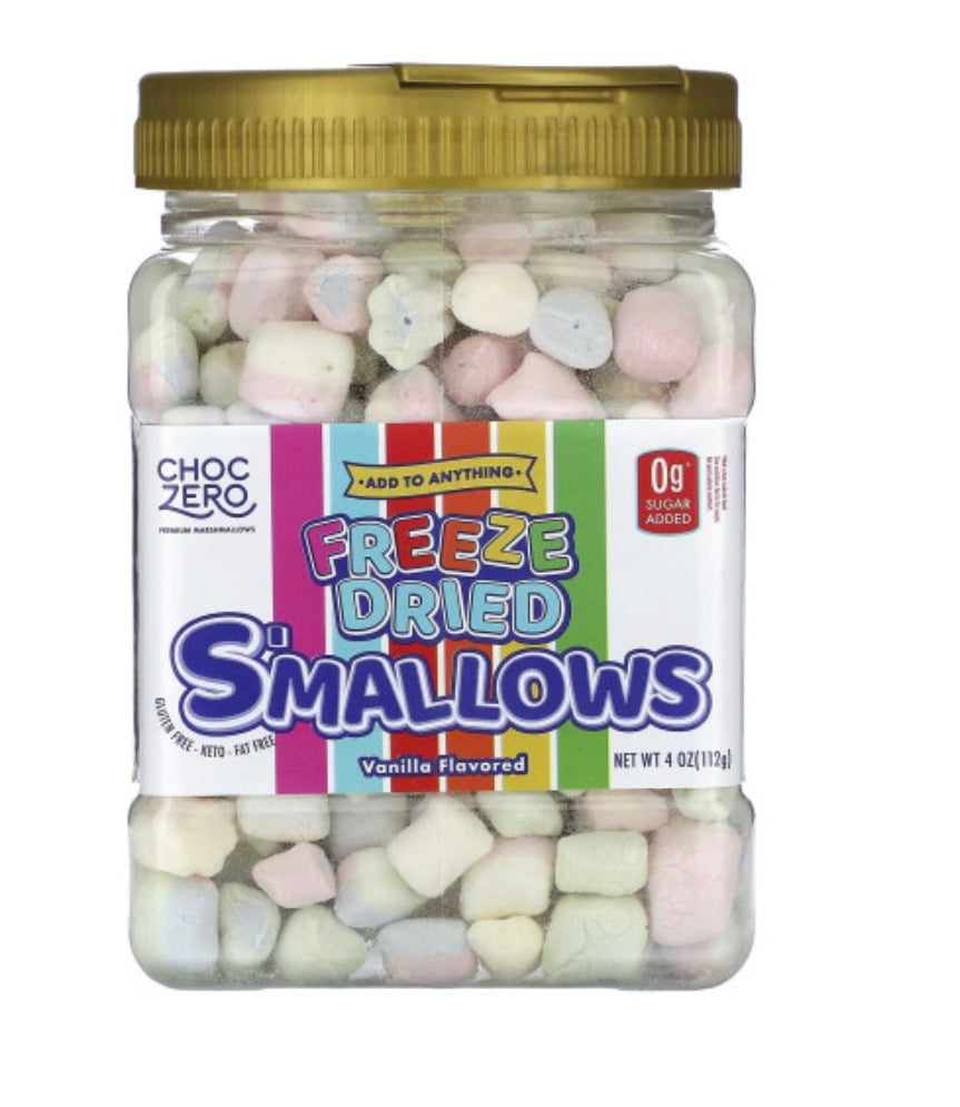 Freeze Dried S'mallows, Vanilla, 4 oz (112 g)