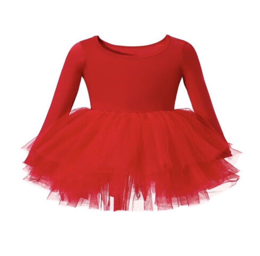 Girls Dance Dress Performance Tutu Skirt 5-6 Years