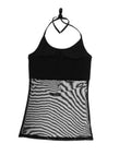 Dance Tops Made With Milk Silk Mesh And Elastic Size M