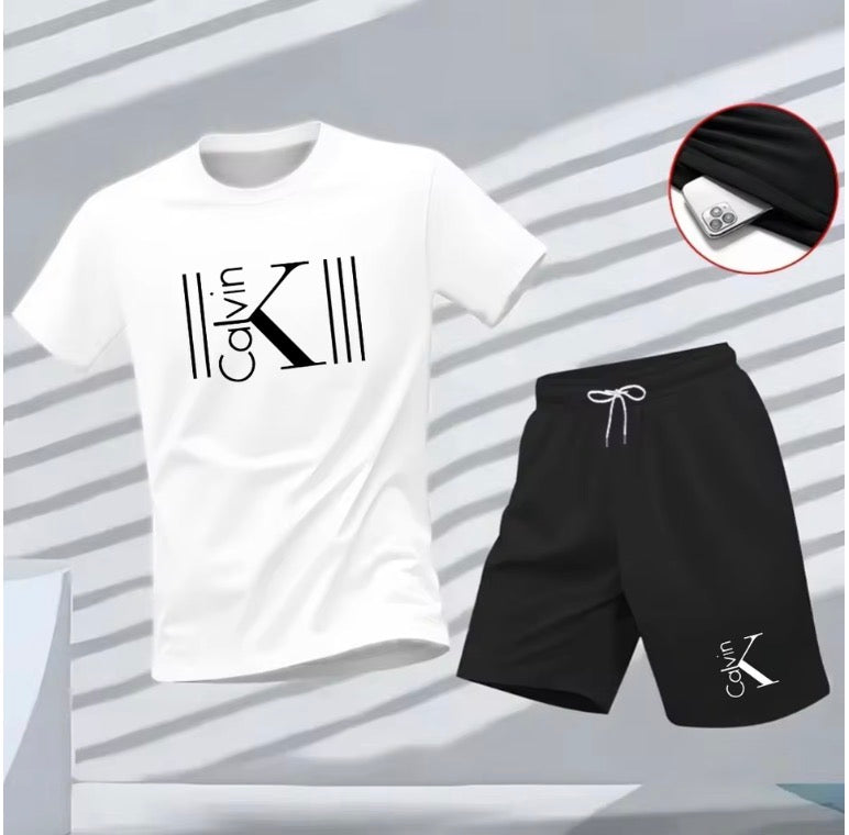 2025 Men's Breathable sports pattern Printed T-shirt Casual Fashion