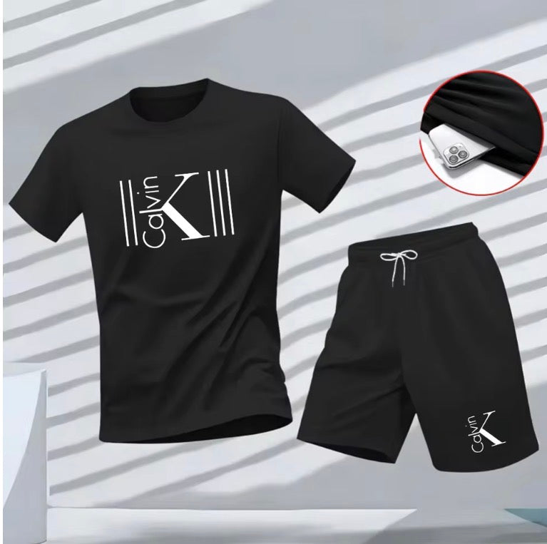 2025 Men's Breathable sports pattern Printed T-shirt Casual Fashion