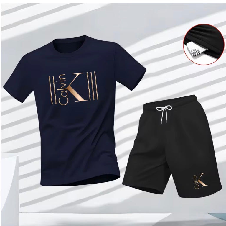 2025 Men's Breathable sports pattern Printed T-shirt Casual Fashion