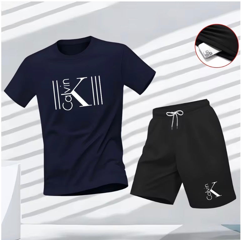 2025 Men's Breathable sports pattern Printed T-shirt Casual Fashion