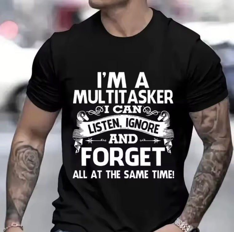 3D printed pattern fun T-shirt.