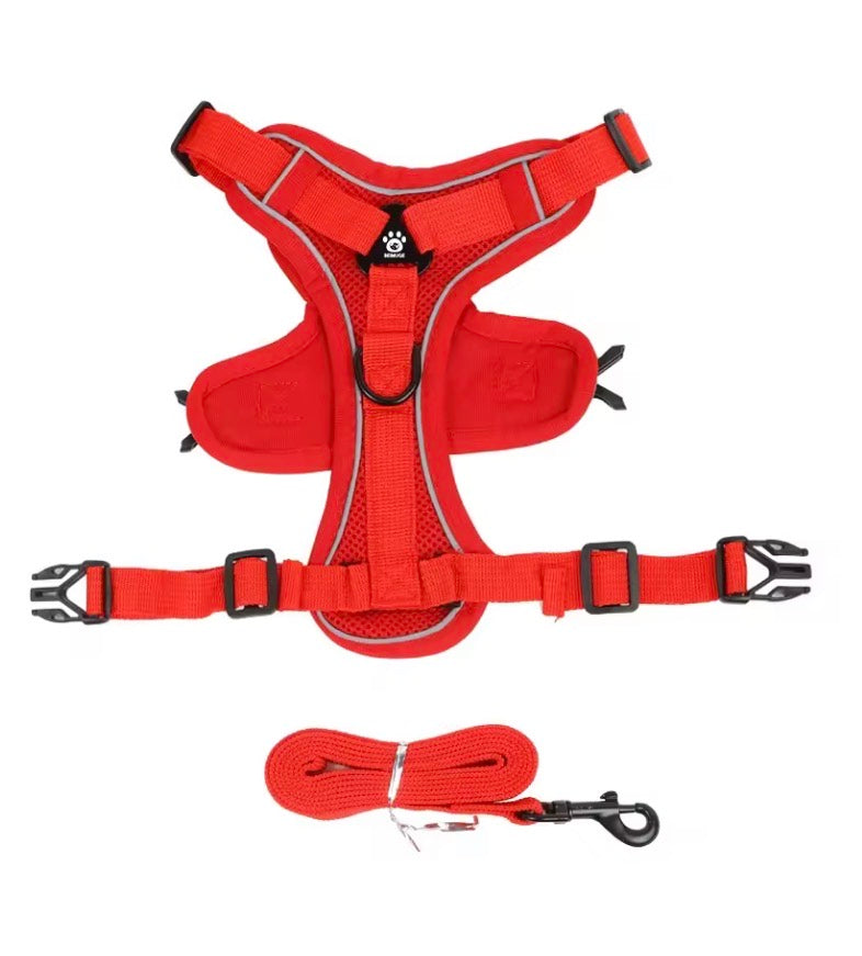 No Pull Dog Harness and Lead Set Adjustable Pet Harness