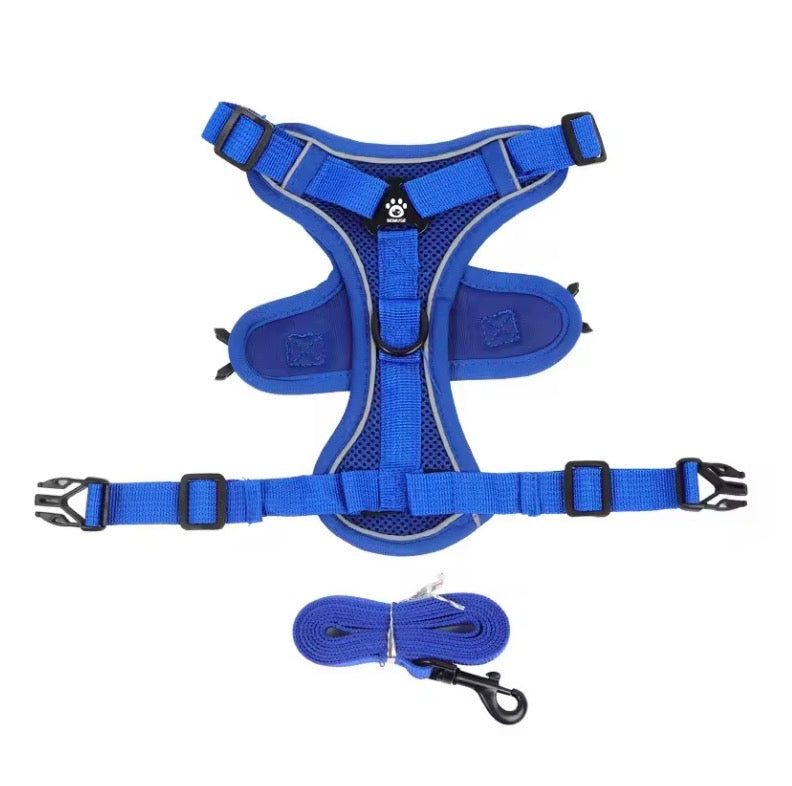No Pull Dog Harness and Lead Set Adjustable Pet Harness