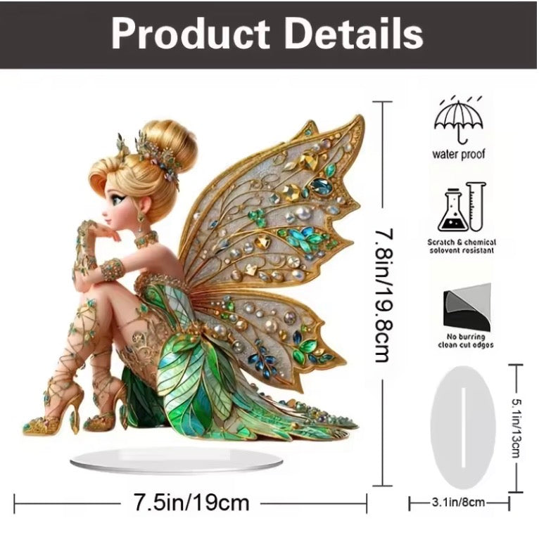 1PC Flower Fairy Elf Acrylic Bedroom