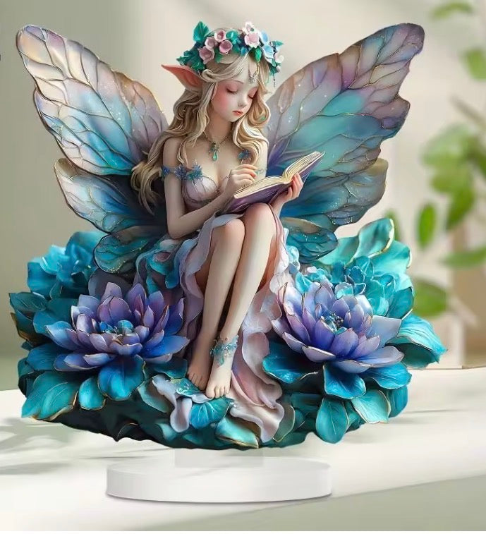 Butterfly Fairys Sculpture Ornament Home Decoration