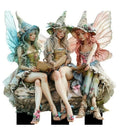 2D Flat Fairy Garden Decor Elf Garden Stakes Decorative Acrylic 2D