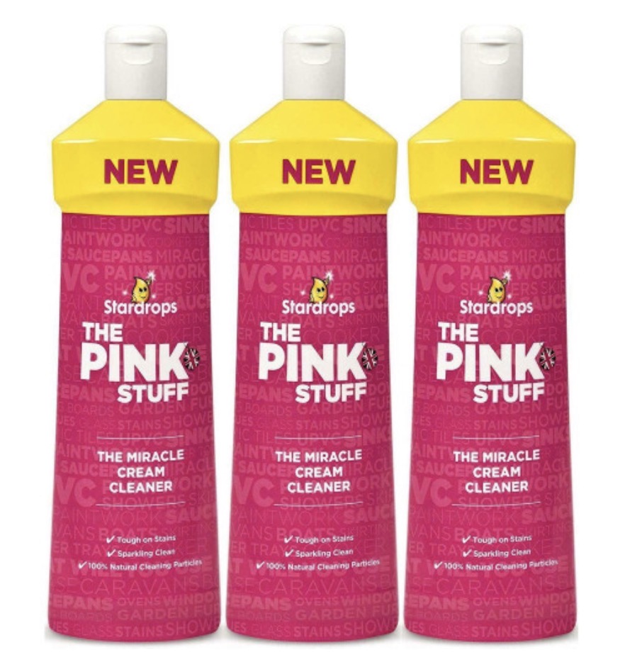 Pink Stuff The Pink Stuff Stardrops Cleansing Cream, Pack of 3 x 500 ml