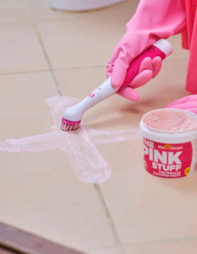 The Pink Stuff - The Miracle Scrubber Kit - 4 Cleaning Brush Heads
