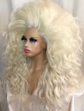 Long Blonde Double Stack Drag Queen Synthetic Hair Wig