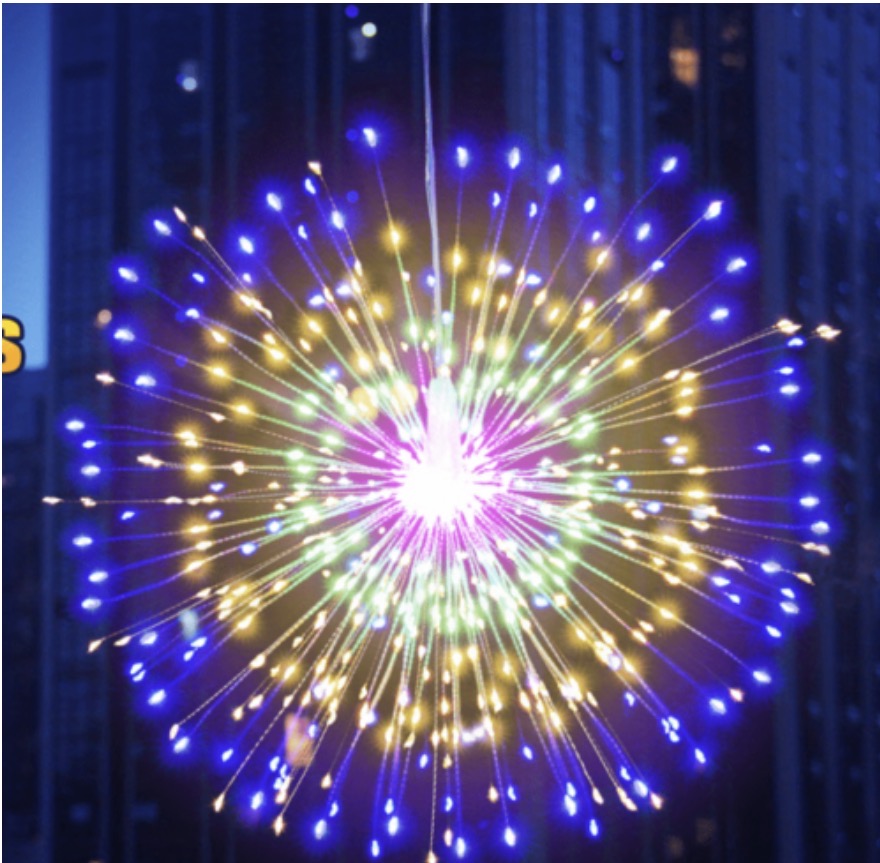 200 LED Copper Wire Starburst Light