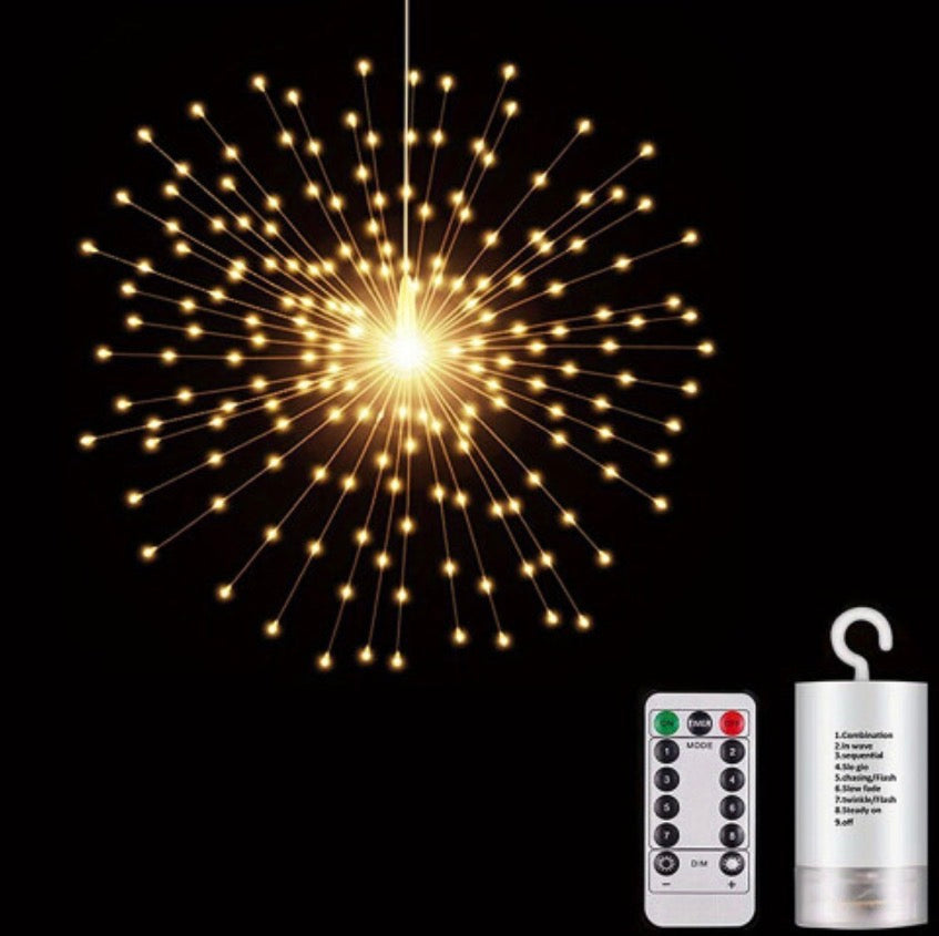 200 LED Copper Wire Starburst Light