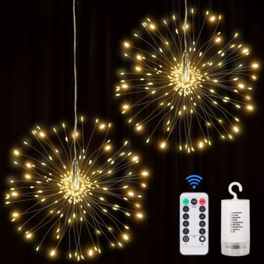 200 LED Copper Wire Starburst Light