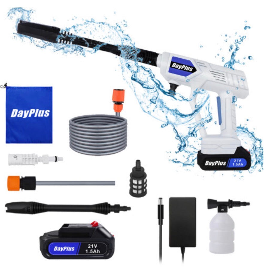 Cordless Power Washer 21V Pressure Cleaner for Garden