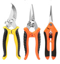 3-Pack Stainless Steel Pruning Shears