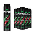 6pk Lynx XL Africa Body Spray Deodorant