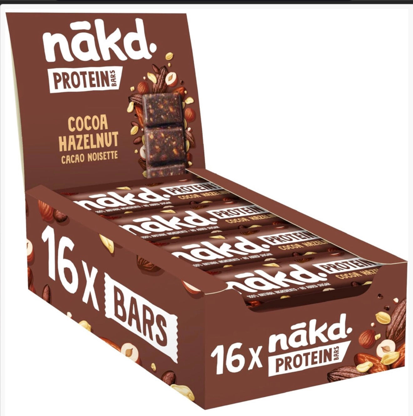 Hazelnut Protein Bar - Vegan - Gluten Free - Healthy Snack