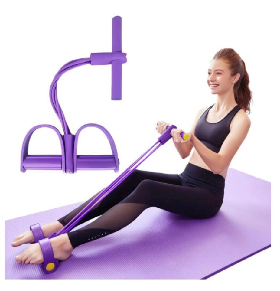 Four-Tube Pedal Tensioner Multi-Functional Household Fitness Equipment