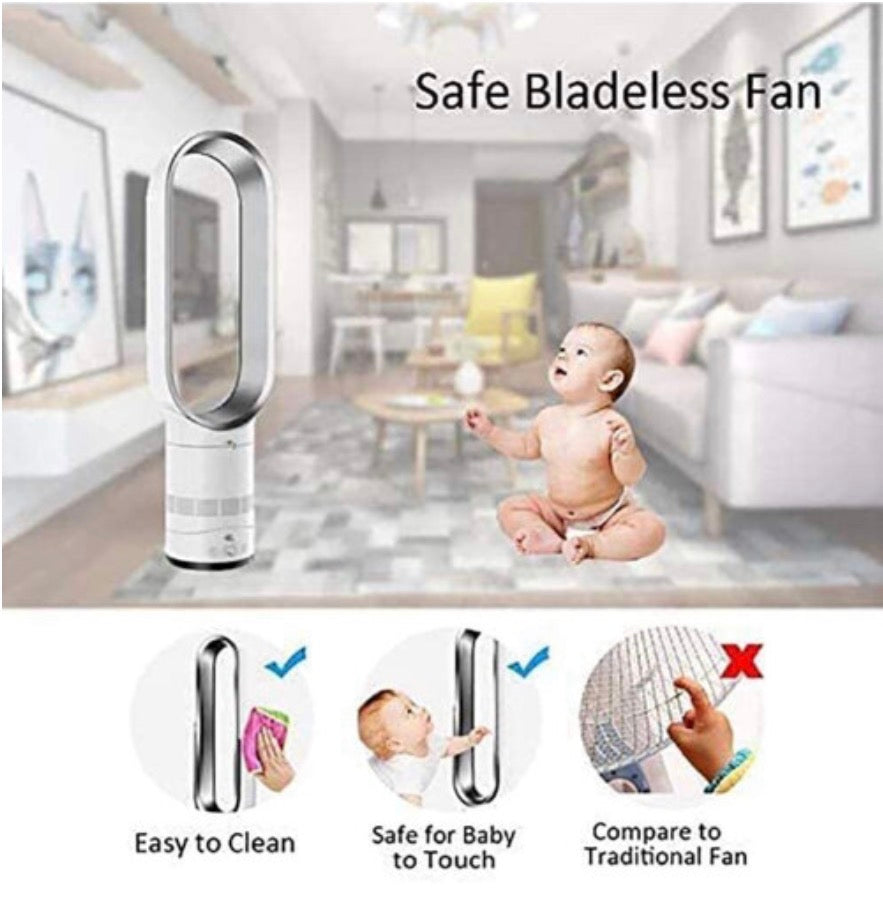 Bladeless tower Fan,Portable Air Multiplier Floor Standing Fan