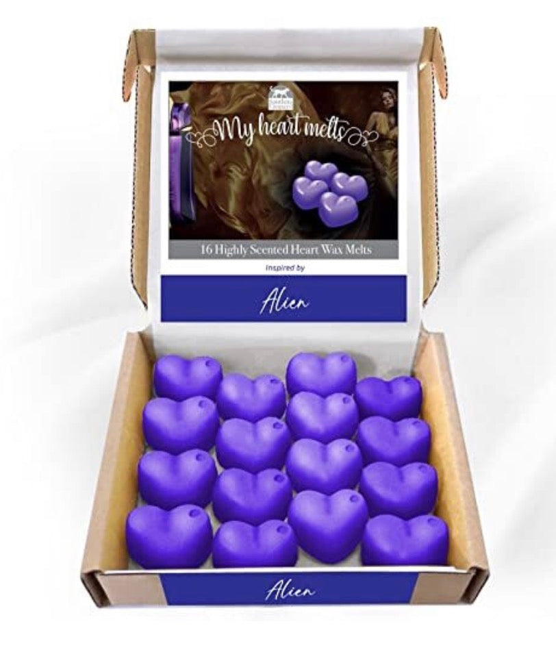 16 pcs x 5g Heart Shaped Scented Wax Melts
