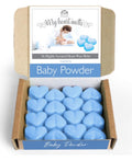 Baby Powder Wax Melts: 16 pcs x 5g Heart Shaped Scented Wax Melt