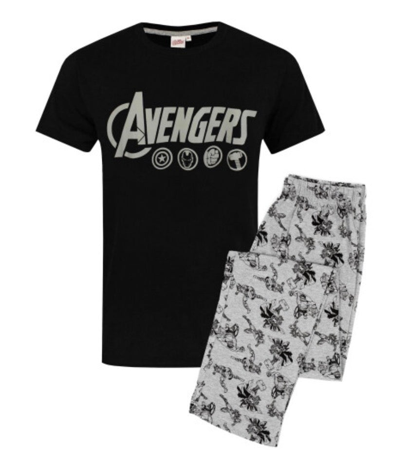 Marvel Short Sleeve Long Leg Pyjama Set