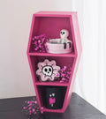 SMALL HOT PINK COFFIN SHELF