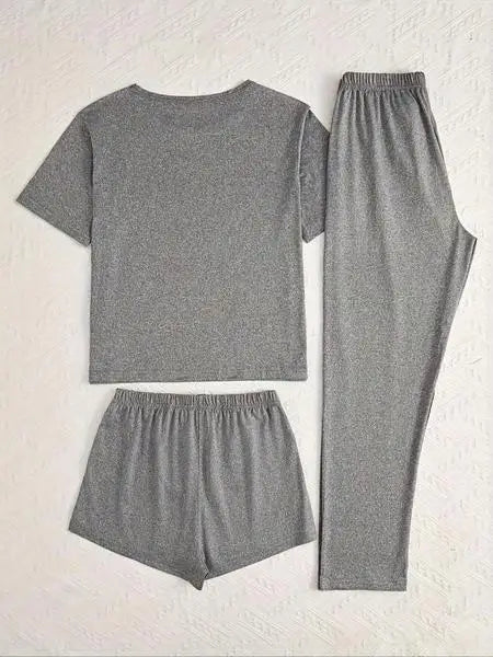 🌟 Ladies Highland Cow Print Pyjama Set – 3 Piece Nightwear 🌟