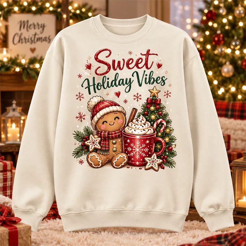 🌟 Festive Christmas Graphic Sweatshirts 🌟