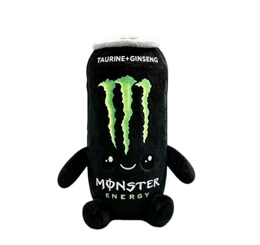 🌟 Energy Drink Can Plush Toy – Cute Monster-Inspired Soft Stuffed Cushion 🌟
