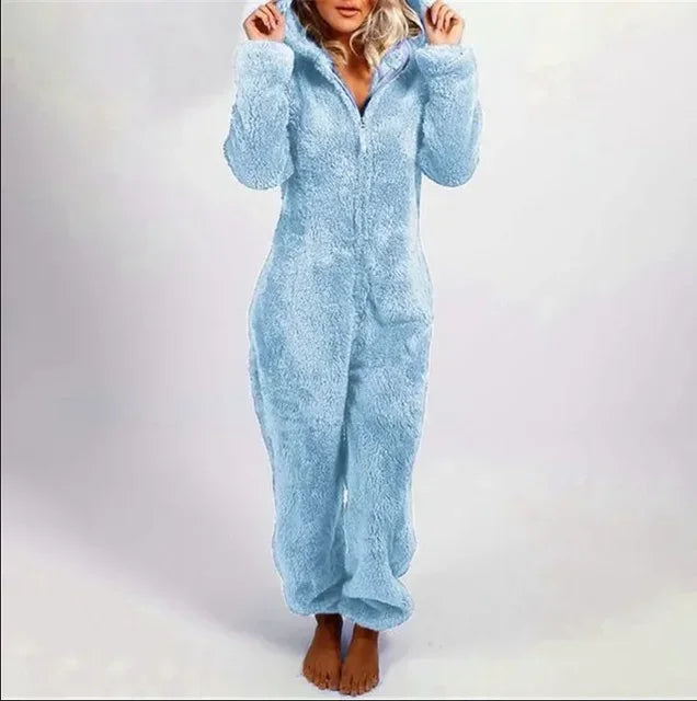🌟 🧸✨ Super Soft Fluffy Hooded Onesie ✨🧸 🌟