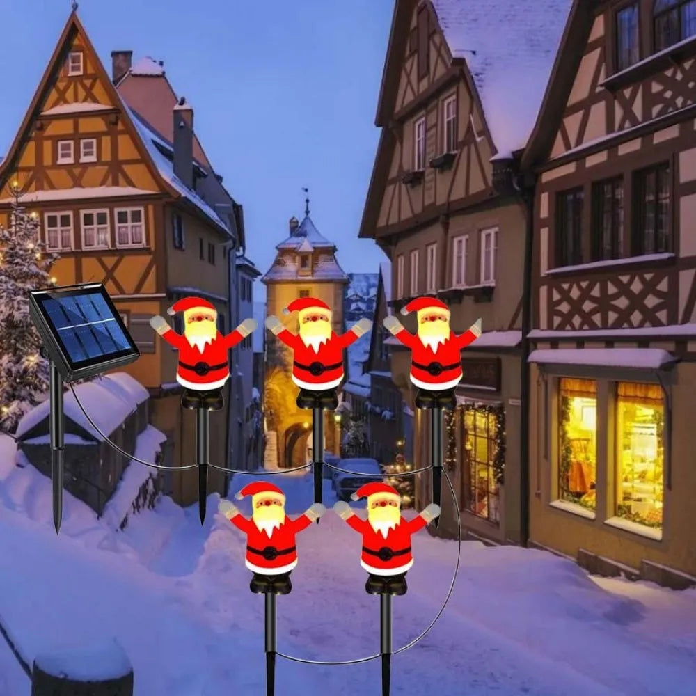 🌟 Christmas Solar Garden Stake Lights 🌟