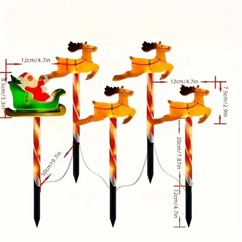 🌟 Christmas Solar Garden Stake Lights 🌟