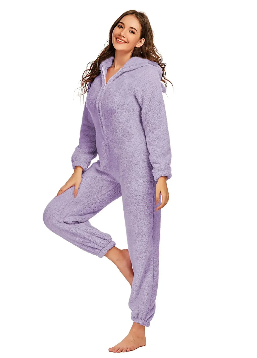 🌟 🧸✨ Super Soft Fluffy Hooded Onesie ✨🧸 🌟