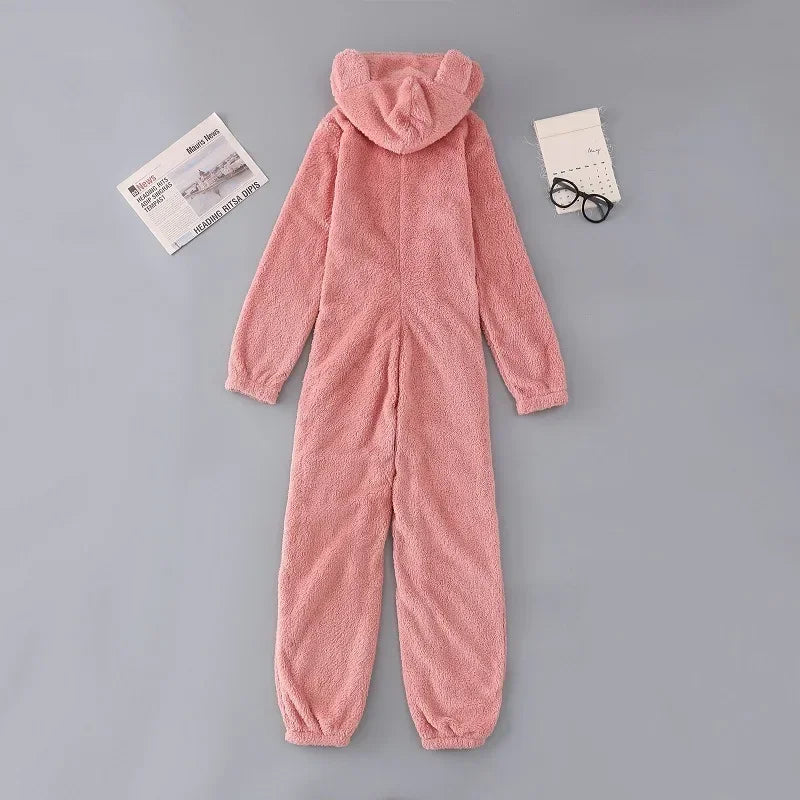 🌟 🧸✨ Super Soft Fluffy Hooded Onesie ✨🧸 🌟