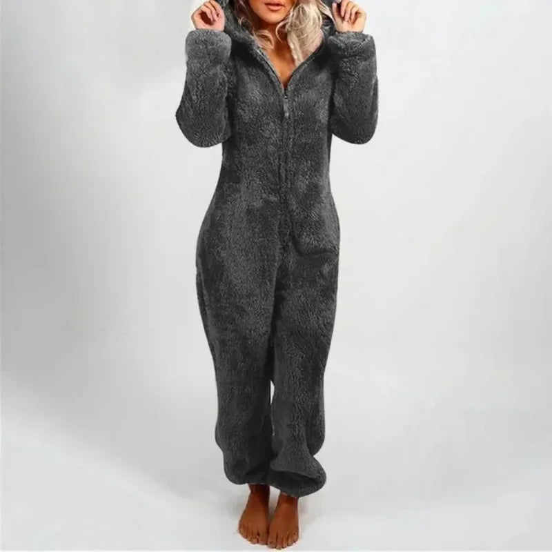 🌟 🧸✨ Super Soft Fluffy Hooded Onesie ✨🧸 🌟