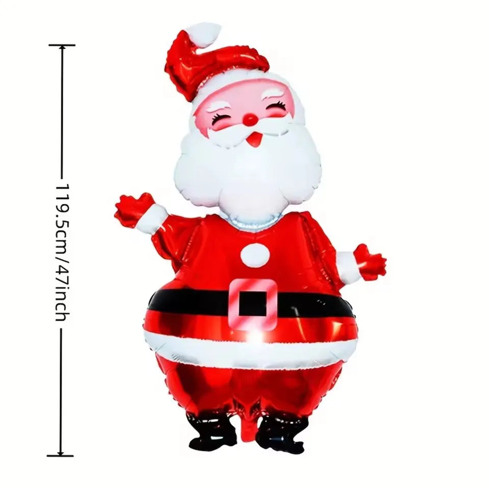 🌟 🎅🎈 2-Piece Giant Santa Christmas Balloons – 119cm 🎈🎅 🌟