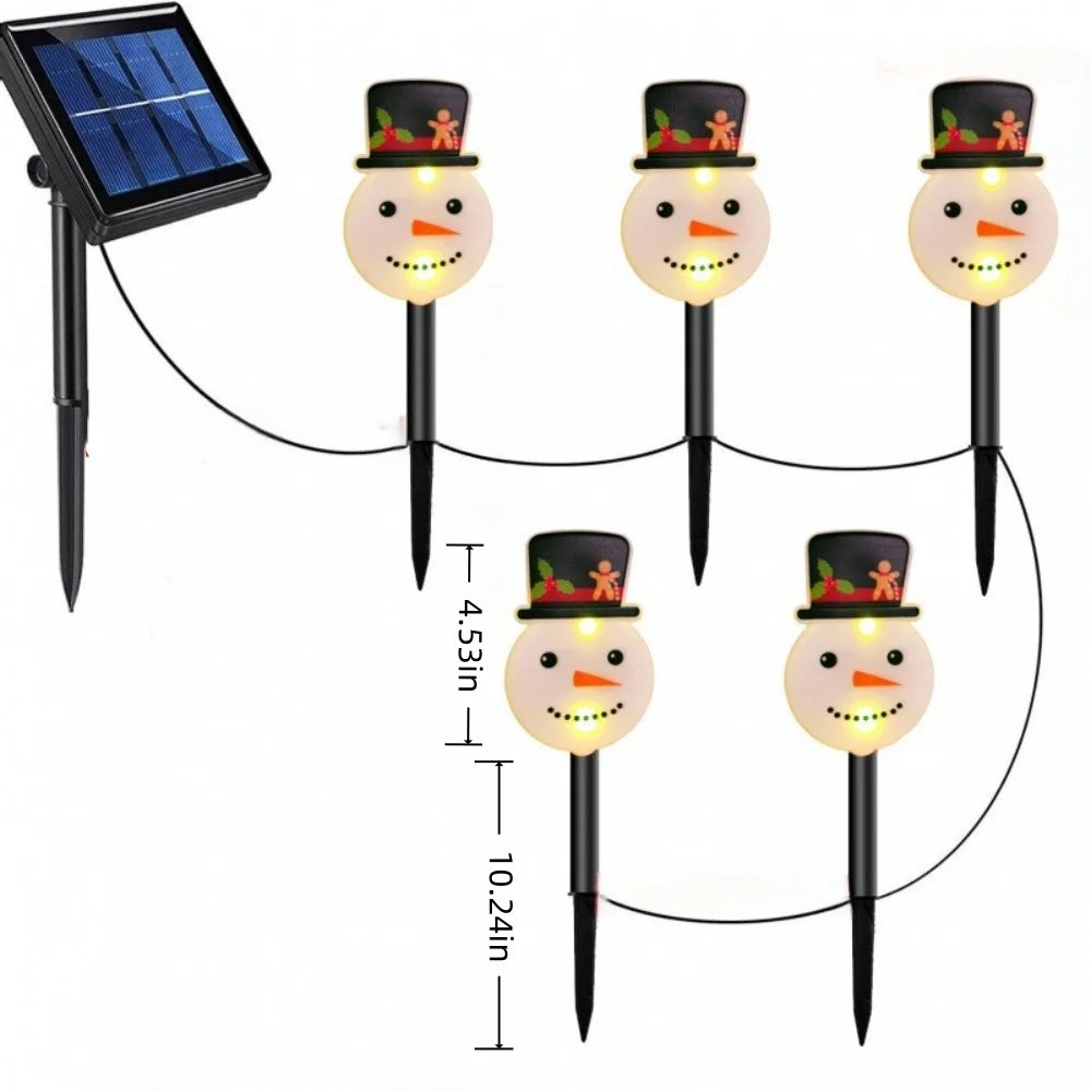 🌟 Christmas Solar Garden Stake Lights 🌟