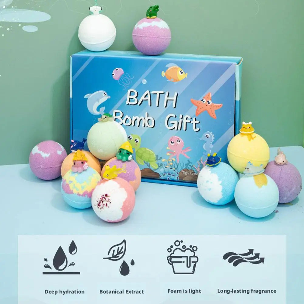 🌟 Kids Surprise Animal Bath Bombs – 1, 6 or 12 Pack 🌟