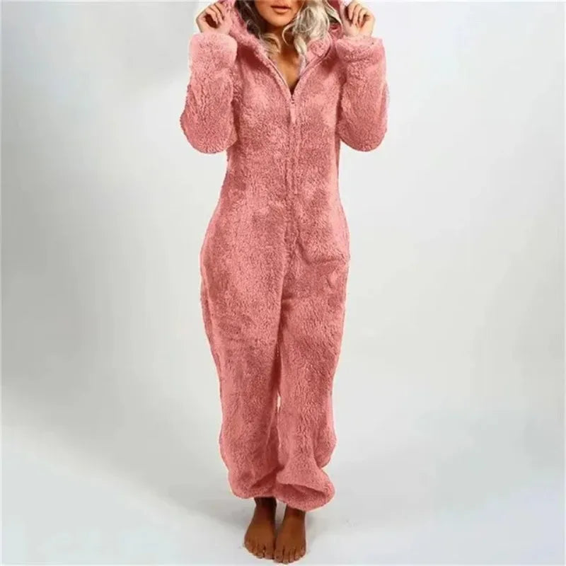 🌟 🧸✨ Super Soft Fluffy Hooded Onesie ✨🧸 🌟