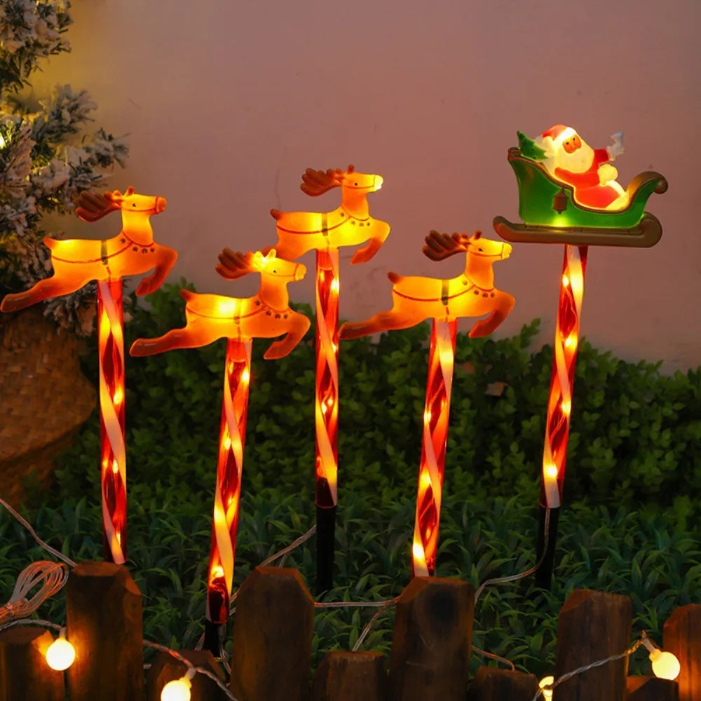 🌟 Christmas Solar Garden Stake Lights 🌟